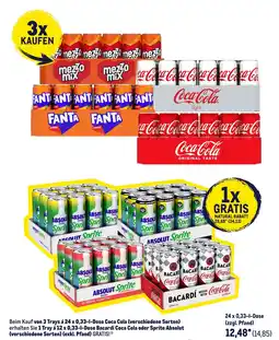 METRO Beim Kauf von 3 Trays á 24 x 0,33-1-Dose Coca Cola Angebot