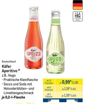 METRO Käfer Aperitivo z.B.: Hugo Angebot