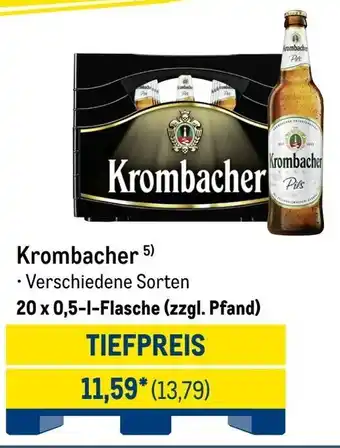 METRO Krombacher Pils Angebot