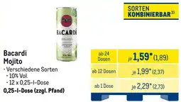 METRO Bacardi Mojito Angebot