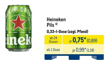 METRO Heineken Pils Angebot