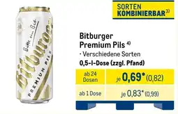METRO Bitburger Premium Pils Angebot