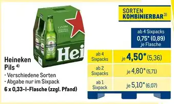METRO Heineken Pils Angebot