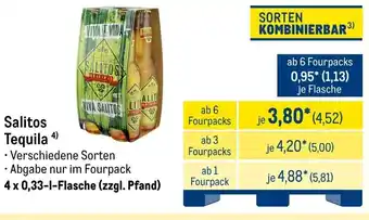 METRO Salitos Tequila Angebot