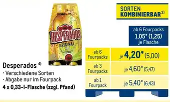 METRO Desperados Angebot