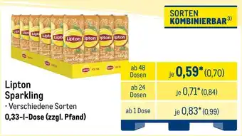 METRO Lipton Sparkling Angebot