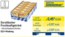 METRO Durstlöscher Fruchtsaftgetränk Angebot