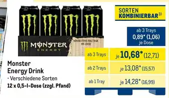 METRO Monster Energy Drink Angebot