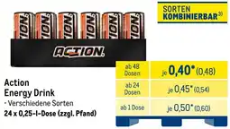 METRO Action Energy Drink Angebot