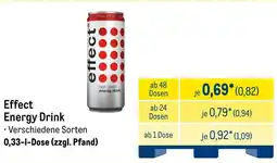 METRO Effect Energy Drink Angebot