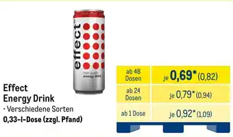 METRO Effect Energy Drink Angebot