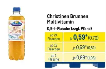 METRO Christinen Brunnen Multivitamin Angebot