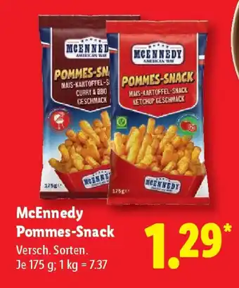 Lidl McEnnedy Pommes-Snack Angebot