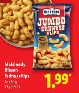 Lidl McEnnedy Riesen Erdnussflips Angebot