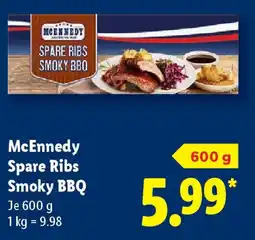 Lidl McEnnedy Spare Ribs Smoky BBQ Angebot
