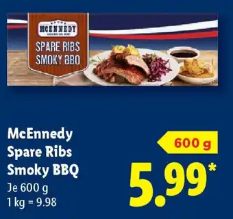 Lidl McEnnedy Spare Ribs Smoky BBQ Angebot