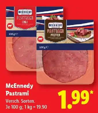 Lidl McEnnedy Pastrami Angebot