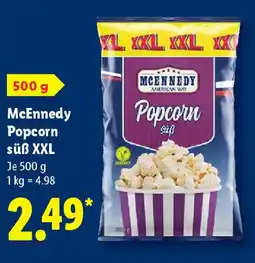 Lidl McEnnedy Popcorn süß XXL Angebot