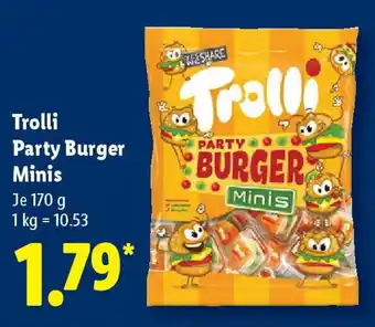 Lidl Trolli Party Burger Angebot