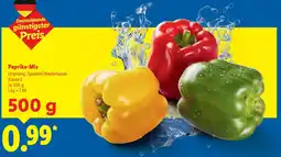 Lidl Paprika-Mix Angebot