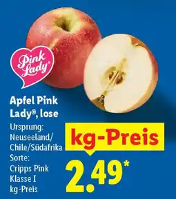 Lidl Apfel Pink Lady, lose Angebot