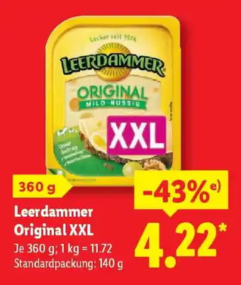 Lidl Leerdammer Original XXL Angebot