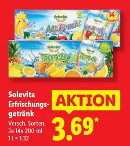 Lidl Solevita Erfrischungs- getränk Angebot