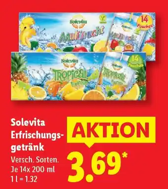 Lidl Solevita Erfrischungs- getränk Angebot
