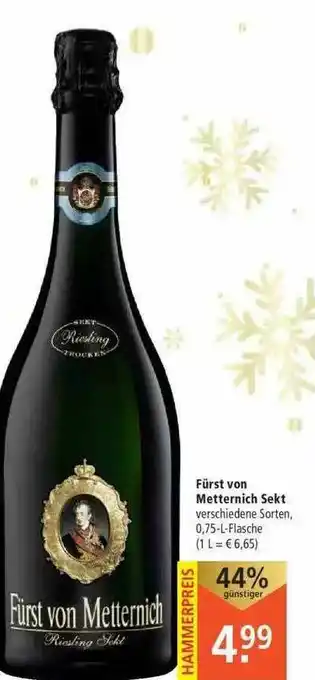 Marktkauf Fürst Von Metternich Sekt Angebot