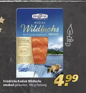 Marktkauf Friedrichs Kodiak Wildlachs Smoked Angebot