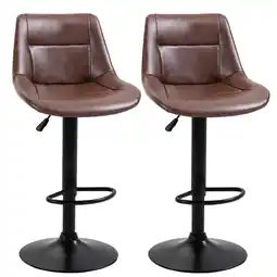 Netto Marken-Discount HOMCOM Barhocker Kunstleder, Stahl Angebot