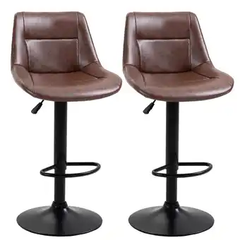 Netto Marken-Discount HOMCOM Barhocker Kunstleder, Stahl Angebot
