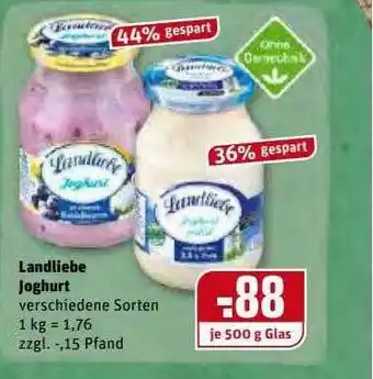 REWE Kaufpark Landliebe Joghurt Angebot