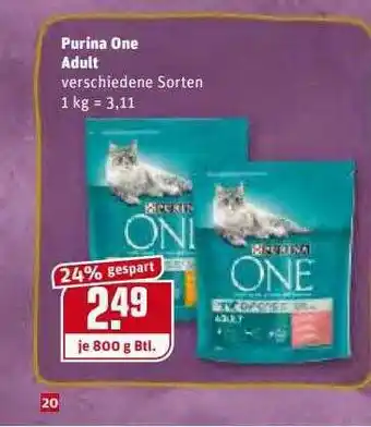 REWE Kaufpark Purina One Adult Angebot