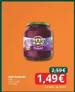 Famila Nord Ost HAK Rotkohl Angebot