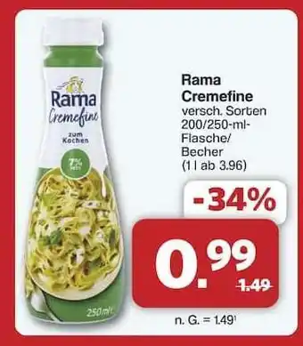 Famila Nord Ost Rama Cremefine Angebot