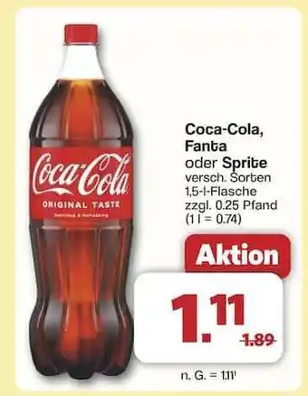 Famila Nord Ost Coca-Cola, Fanta oder Sprite Angebot