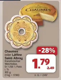 Famila Nord Ost Chaumes oder L'affine Saint Albray Angebot