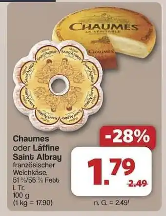 Famila Nord Ost Chaumes oder L'affine Saint Albray Angebot