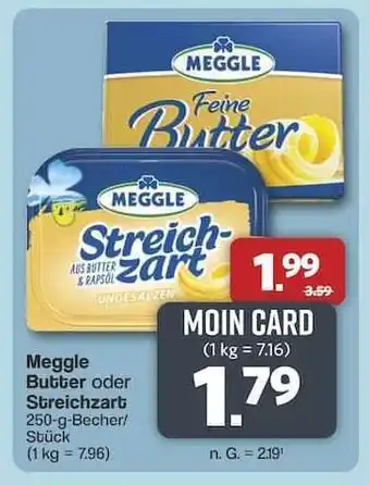 Famila Nord Ost Meggle Butter oder Streichzart Angebot