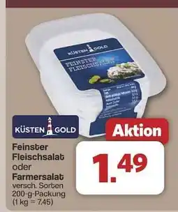 Famila Nord Ost KÜSTEN GOLD Feinster Fleischsalat oder Farmersalat Angebot