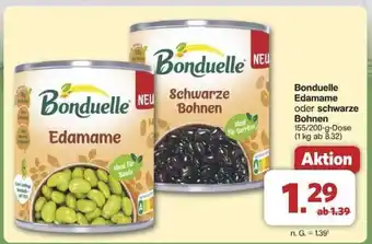 Famila Nord Ost Bonduelle Edamame oder schwarze Bohnen Angebot