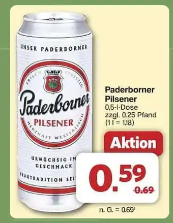 Famila Nord Ost PADERBORNER PILSENER Angebot