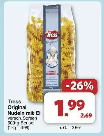 Famila Nord Ost Tress Original Nudeln mit Ei Angebot