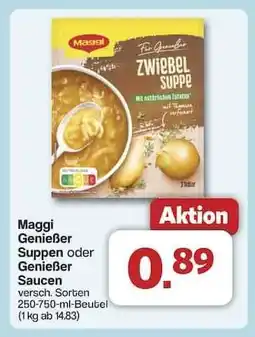 Famila Nord Ost Maggi Genießer Suppen oder Genießer Saucen Angebot