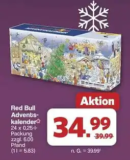 Famila Nord Ost RED BULL Adventskalender Angebot