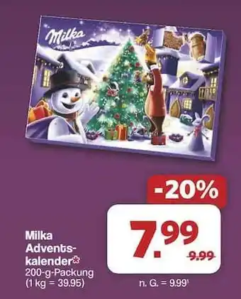 Famila Nord Ost MILKA Adventskalender Angebot