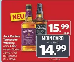 Famila Nord Ost Jack Daniels Tennessee Whiskey oder Likör Angebot