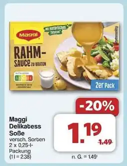 Famila Nord Ost Maggi Delikatess Soße Angebot