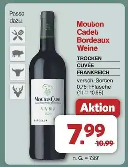 Famila Nord Ost Mouton Cadet Bordeaux Weine Angebot